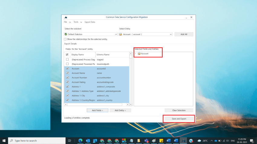 Prepare Dynamics D365 CRM Data File using Data Migration Utility